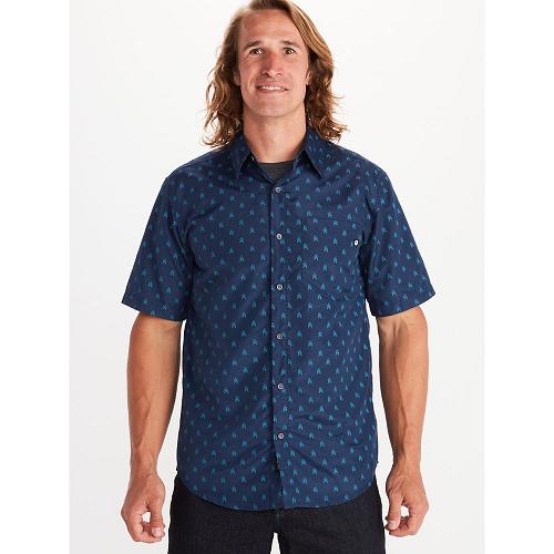 Marmot Lykken Clothes - Mens Shirts Navy CA768319 Canada